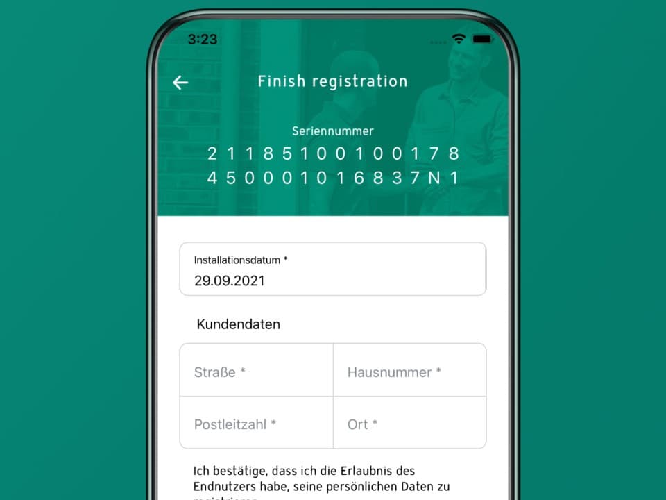 Termék regisztráció